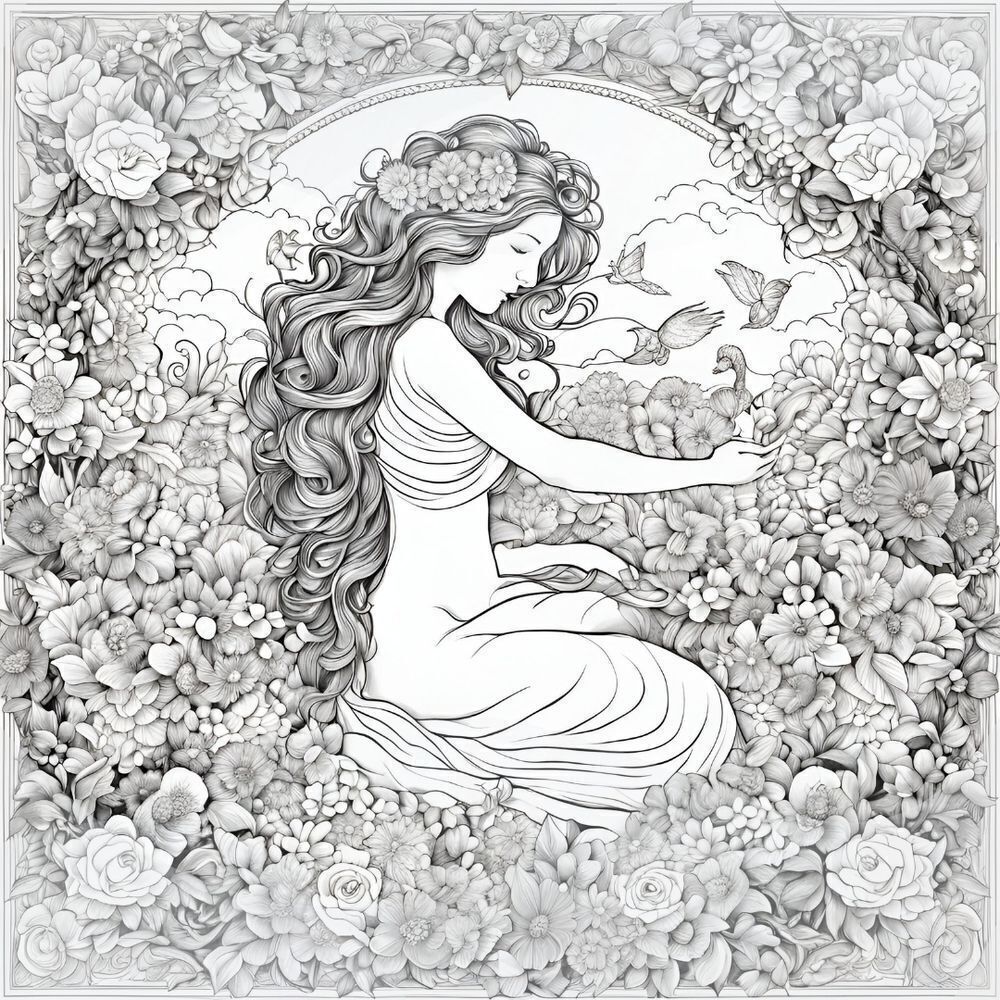 Positive Pregnancy Coloring Book - Picture 3 of 7